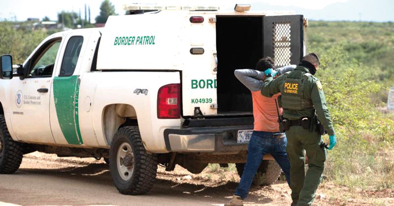 Arrestos en la frontera