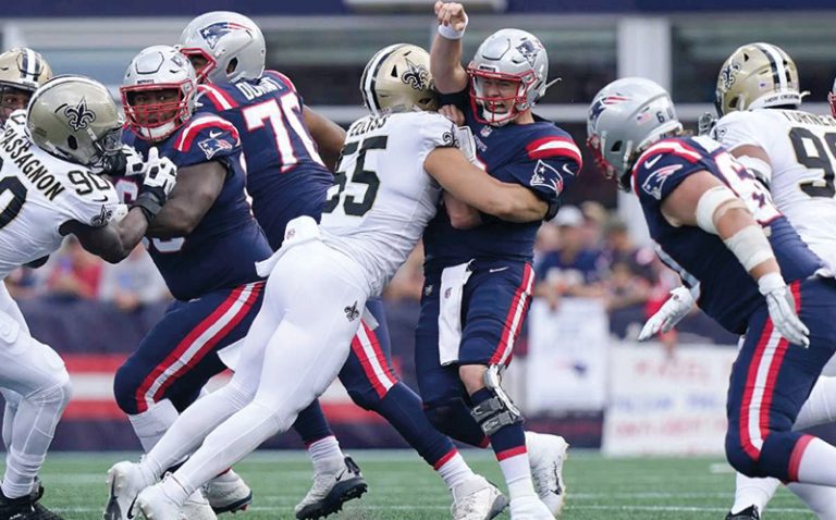 New Orleans Saints apalearon a los Patriots