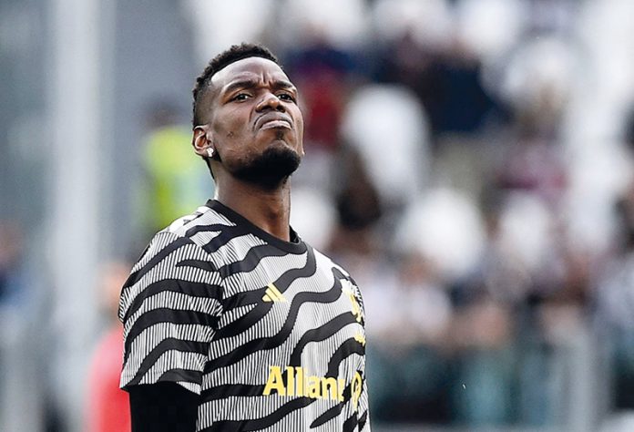 El mediocampista francés de Juventus de Turín, Paul Pogba, dio positivo en testosterona