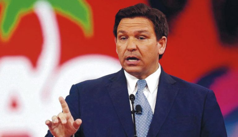 Ron DeSantis, gobernador de Florida.