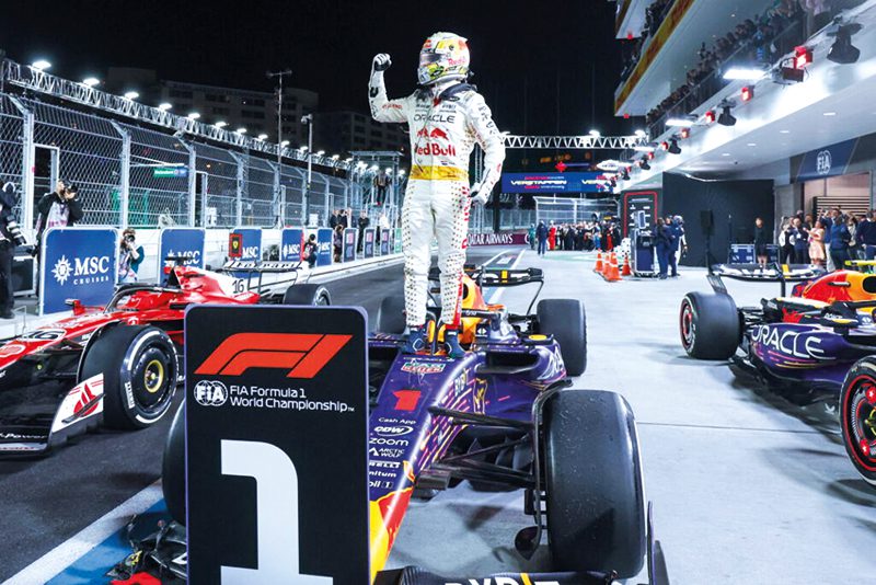 Verstappen dominó el Gran Premio de Las Vegas