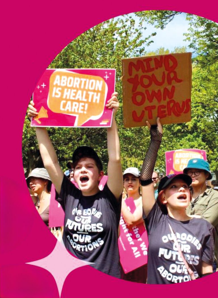 Protesta para Aborto con medicamentos para colegios y universidades públicas