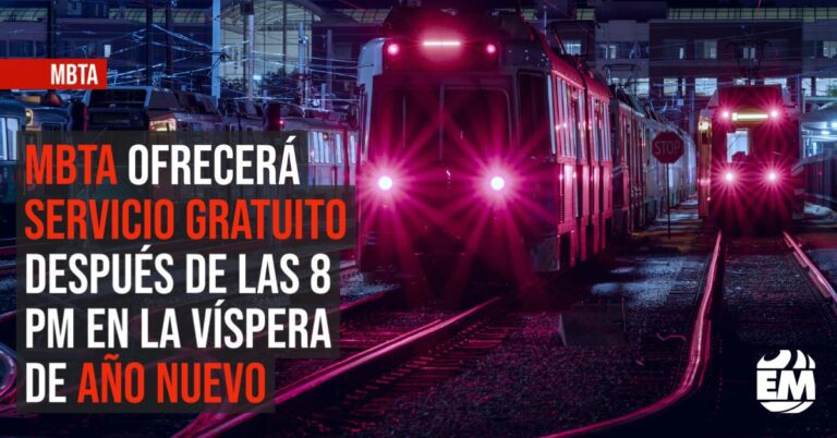 MBTA ofrecerá servicio gratuito año nuevo