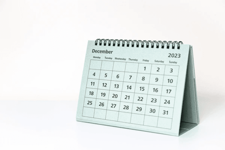 Calendario de Diciembre