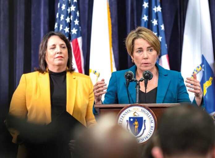 Gobernadora Maura Healey y Vice Gobernadora Kim driscoll
