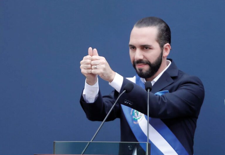 Presidente de El Salvador Nayib Bukele
