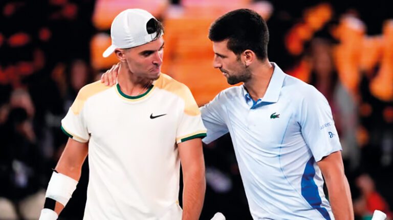El sufrido debut de Novak Djokovic en el Abierto de Australia