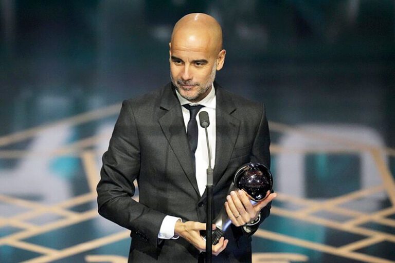Pep Guardiola se lleva el The Best a mejor entrenador
