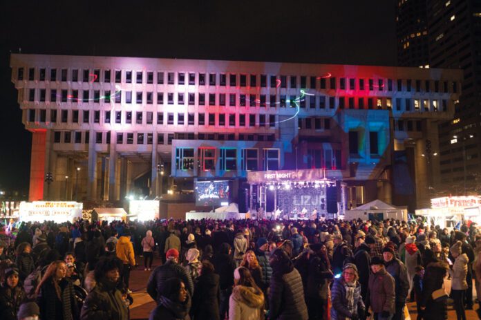 Boston celebra el 2024 con fiesta en el City Hall