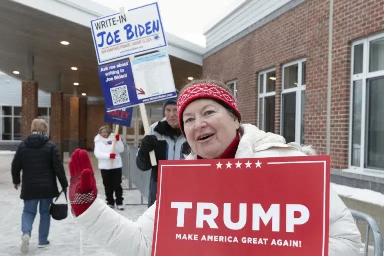 Trump busca victoria en New Hampshire contra Haley, la única importante rival que le queda
