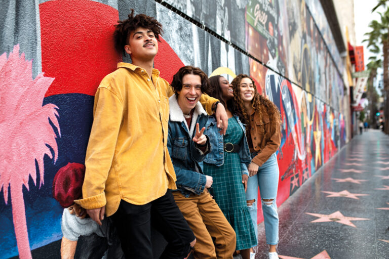 Amigos jovenes