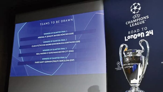 Champions League 2024 Definidos los cruces para cuartos de final