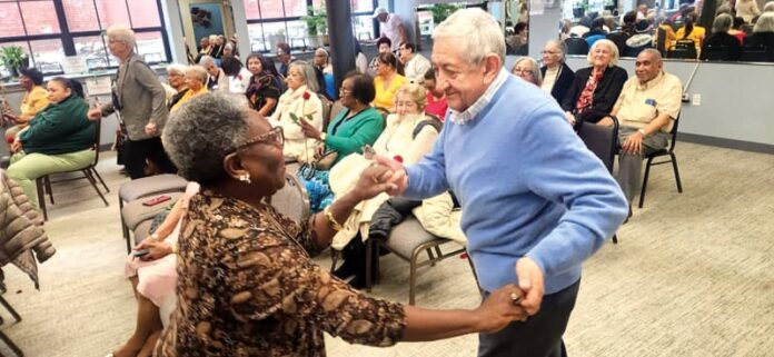 La pareja de baile de "Nuevo Día", María Sabio y Don Jaime.