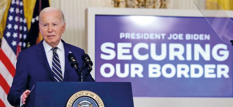 La acción  ejecutiva del presidente Joe Biden para prohibir la solicitud de asilo a los inmigrantes que crucen ilegalmente la frontera, ha recibido una andanada de críticas.