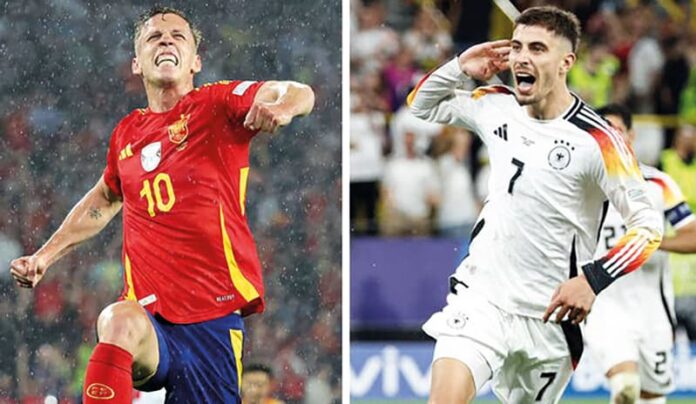 Cuartos de final de la Eurocopa 2024 Inglaterra vs. Suecia y España vs. Alemania.