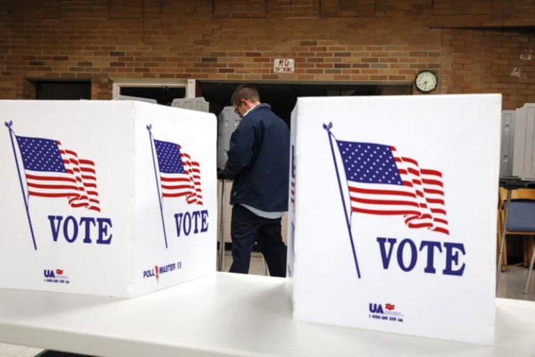 Voting booths