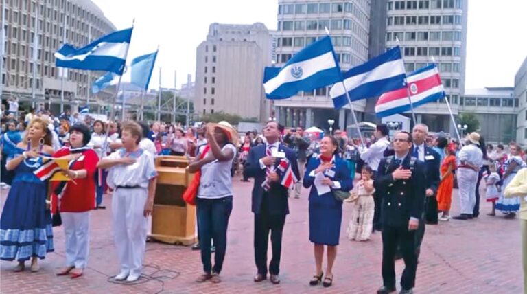 Celebrando 203 aniversario de la Independencia de Centroamérica