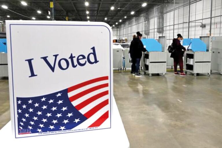 Voting booths