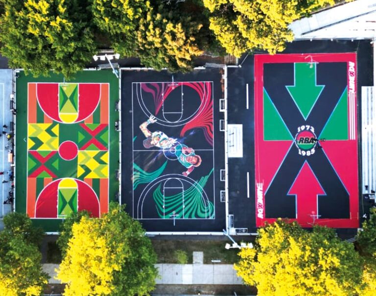 Tres nuevos y vibrantes murales en Malcolm X Park de Robury