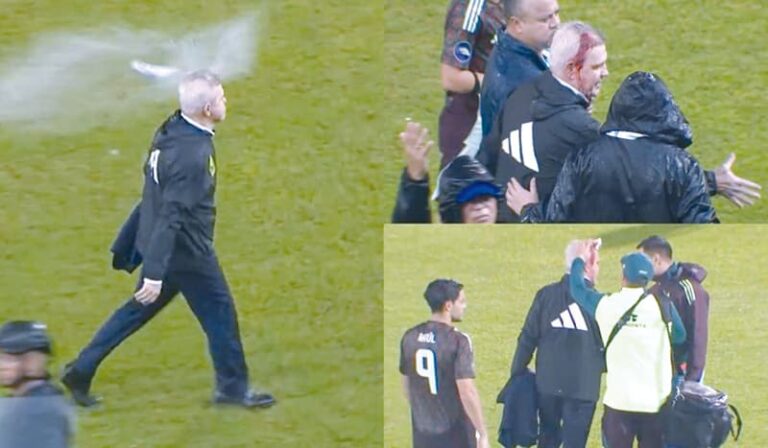 Duelo ante la selección mexicana termina en bronca