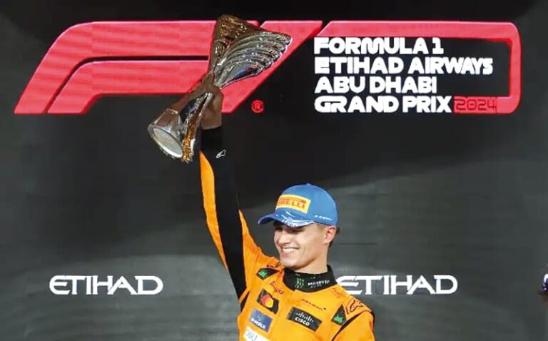 Lando Norris gana en Abu Dhabi