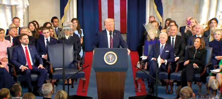 Donald Trump toma posesión como 47º presidente