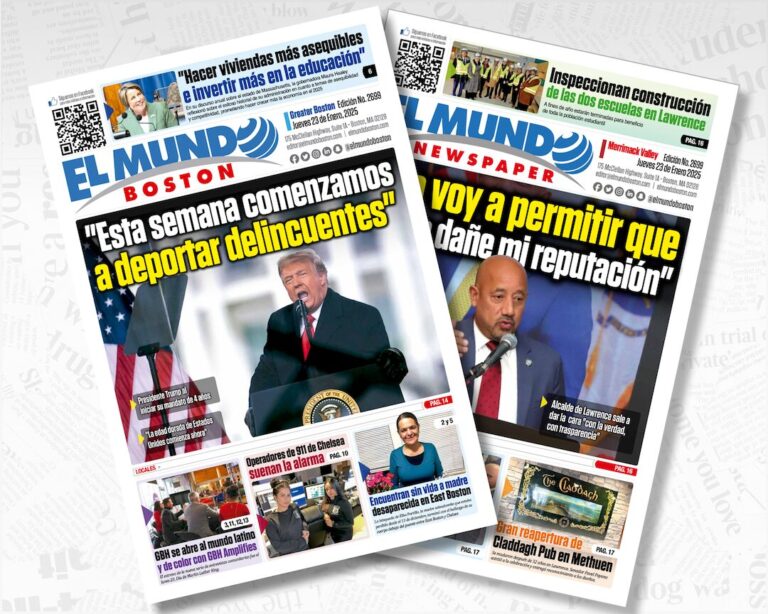 El Mundo Boston Covers 1/23/25