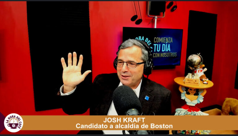 Boston Mayoral Race: Josh Kraft lays out vision on El Mundo Boston’s morning show.
