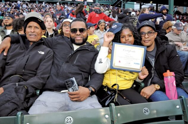 Monday, May 19th, 2025 - ¡Viva Lawrence! The Boston Red Sox and El Mundo Boston honored Lawrence middle school students with a pre-game ceremony. The academic all-stars were presented with Certificates of Recognition from Red Sox pitchers Liam Hendriks and Brennan Bernardino moments before the game vs the New York Mets at Fenway Park.