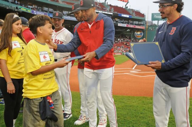 Revere and Lynn Students Honored at Fenway Park