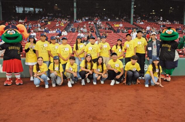 Revere and Lynn Students Honored at Fenway Park