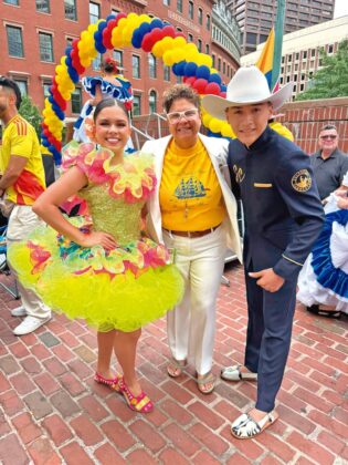 Colombianos celebraron sus Fiestas Patrias en Revere y Boston