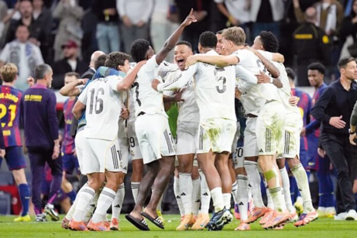 Real Madrid gana 2-1 al Barcelona en el Clásico