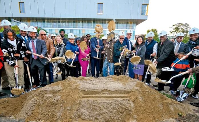 Groundbreaking for construction