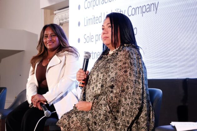 Financial solutions, wealth management and more: Zulia Ort&iacute;z of New York Life (on the left) and Cecilia Bardales of CB Unlimited Tax Services.