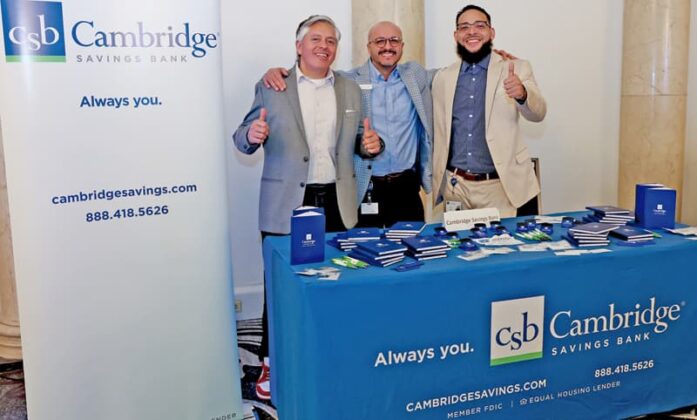 Presenting Sponsor of Latino Small Business Summit: Cambridge Savings Bank&rsquo;s team.