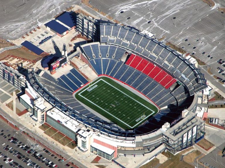 Gillette Stadium, una de las sedes del Mundial en USA.
