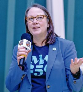 Kate Fox, directora ejecutiva de la Oficina de Viajes y Turismo de Massachusetts