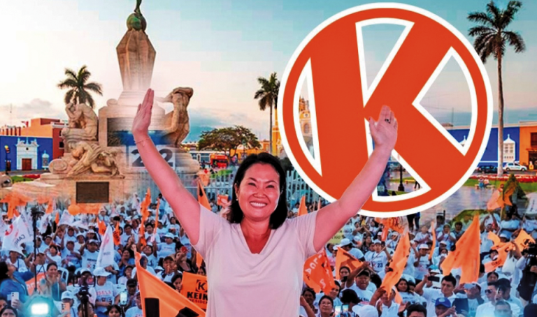 Candidata para presidente en Perú