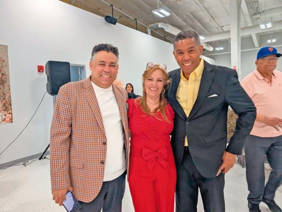 David Suazo, Teresa B&aacute;ez y Alex Garc&iacute;a.