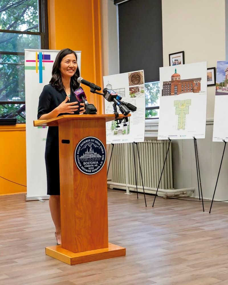 Por fin convertirán Iglesia en complejo de viviendas 1 Alcaldesa Michelle Wu.