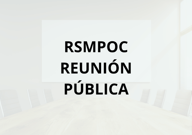 RSMPOC REUNIÓN  PÚBLICA