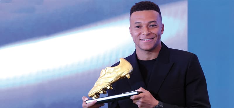 Mbappé gana la Bota de Oro sobre Messi