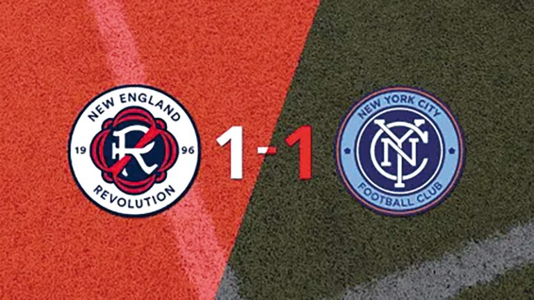 Revolution empata 1-1  con New York City FC