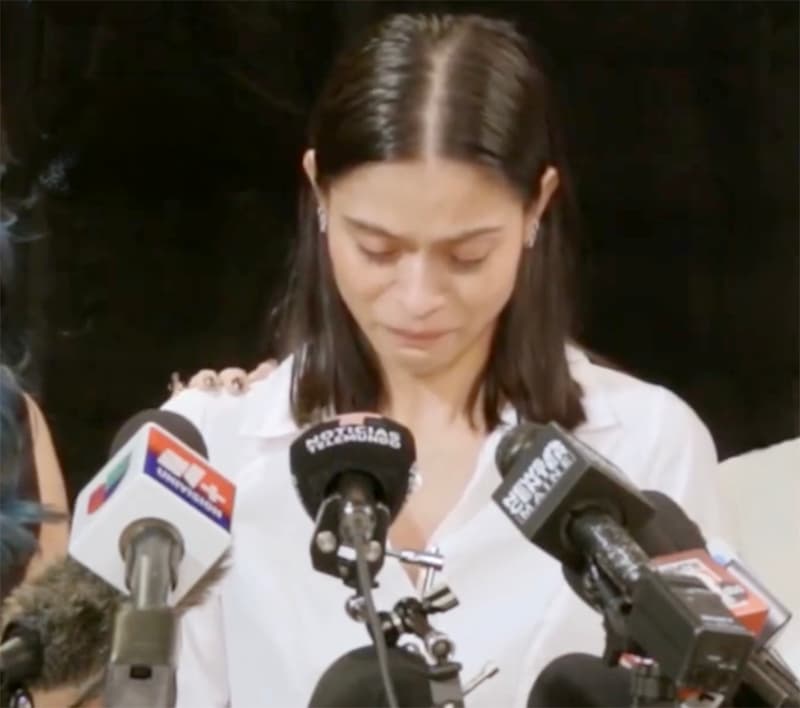 "Quiero que se haga justicia lo antes posible" 1 Martha Karolina Rojas Álvarez, esposa del joven colombiano muerto a manos de ICE en Maine, hace dramático llamado. "Lo que hizo ese agente fue un asesinato”, dice en medio de la desesperación y el llanto con su menor hija de tres años que ha quedado huérfana de padre.